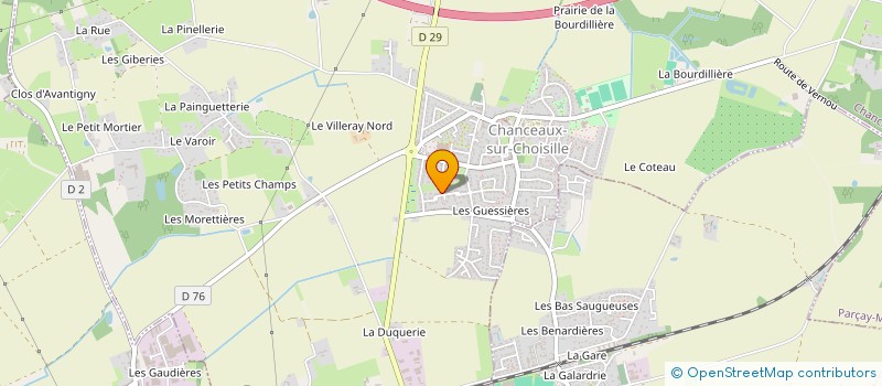 localisation de l'entreprise APPRENTISSAGE ECHECS CHANCEAUX  CHANCEAUX-SUR-CHOISILLE