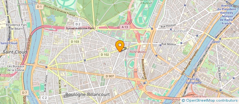 localisation de l'entreprise APPRENTISSAGE ET SURDOUEMENT à BOULOGNE-BILLANCOURT