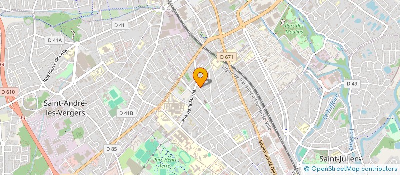 localisation de l'entreprise APPRETS CHAMPENOIS à TROYES