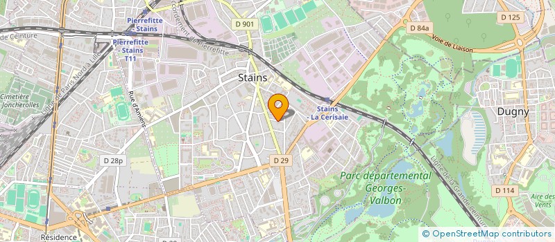 localisation de l'entreprise APPRETS DIF.FUSION à STAINS