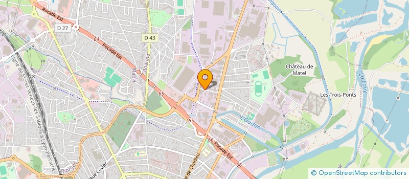 localisation de l'entreprise APPRETS TEXTILES DU CENTRE A.T.C à ROANNE