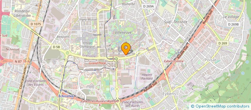 localisation de l'entreprise APPRIMA INTERNET CENTER à GRENOBLE