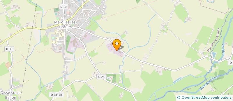 localisation de l'entreprise APPRO OUEST  MAROLLES-LES-BRAULTS