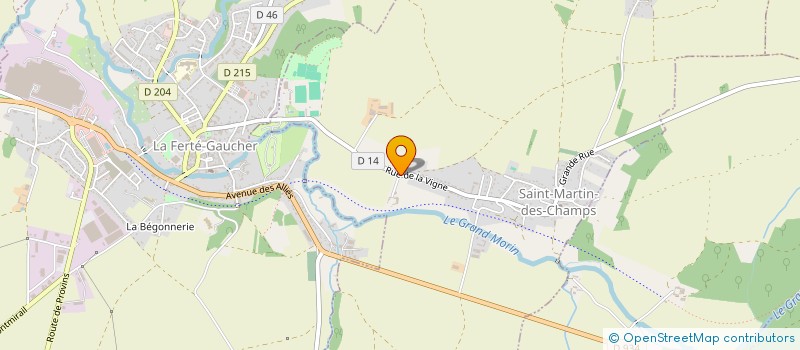 localisation de l'entreprise APPRO RURAL 77 à CERNEUX