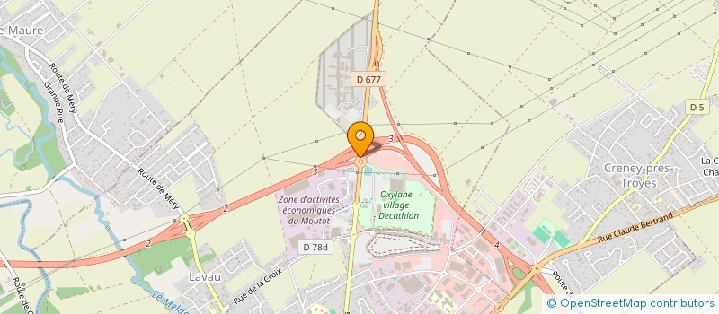 localisation de l'entreprise APPRO SERVICES LOGISTIQUE à LAVAU