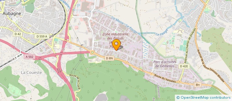 localisation de l'entreprise APPROBAT à AUBAGNE
