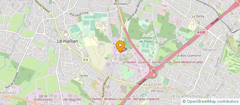 localisation de l'entreprise APPROBOIS à EYSINES