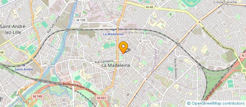 localisation de l'entreprise APPROCHE à LA MADELEINE