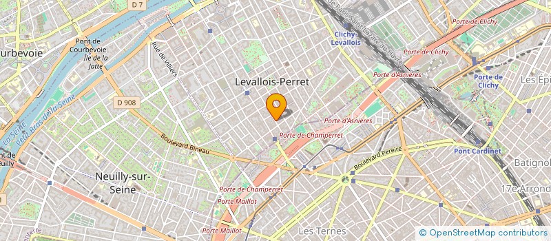localisation de l'entreprise APPROCHE ET COMMUNICATION à LEVALLOIS-PERRET