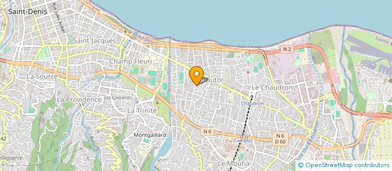 localisation de l'entreprise APPROCOM à SAINT-DENIS