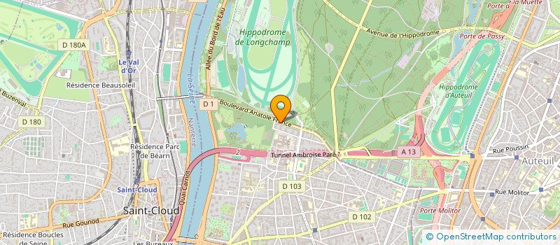 localisation de l'entreprise APPROFORUM à BOULOGNE-BILLANCOURT