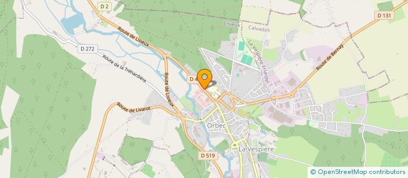 localisation de l'entreprise APPRONIA IMMO  ORBEC