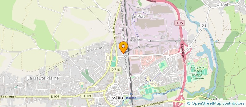 localisation de l'entreprise APPROVIANDE à ISSOIRE