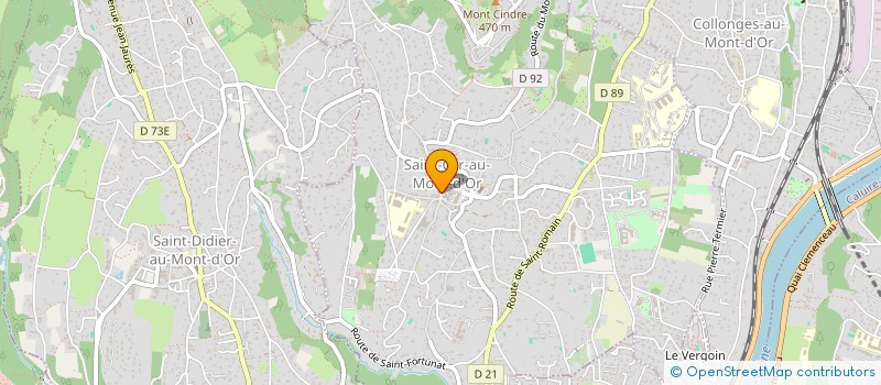 localisation de l'entreprise APPROVINS  SAINT-CYR-AU-MONT-D'OR