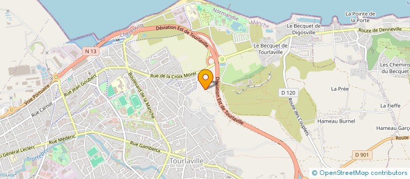 localisation de l'entreprise APPROVIS CAMPINGS CARAVANINGS à CHERBOURG-EN-COTENTIN