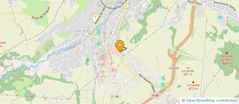 localisation de l'entreprise APPROVISIONNEMENT POUR L'INFORMATIQUE  LE PUY-EN-VELAY