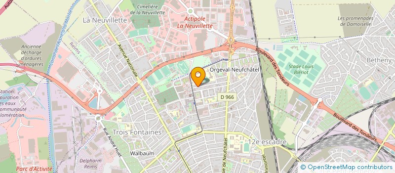 localisation de l'entreprise APPROVISIONNEMENT TOUT CHANTIER à REIMS
