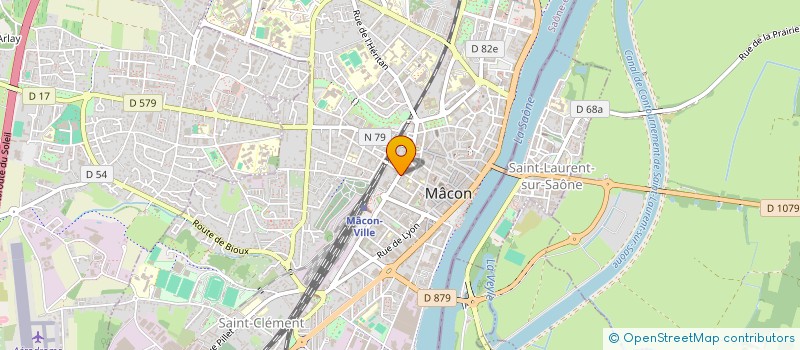 localisation de l'entreprise APPRTEMENT 45 RUE V HUGO MACON  MACON