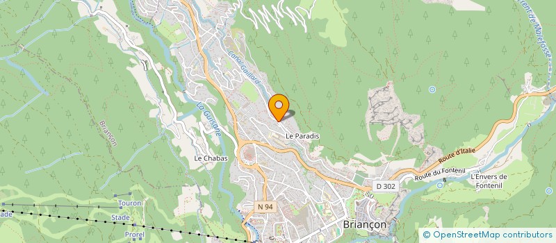 localisation de l'entreprise APPT 13, 44 ROUTE DE GRENOBLE,PETIT TETRAS, 05100 BRIANCON  BRIANCON