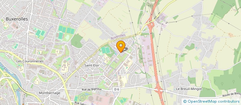 localisation de l'entreprise APPT COSY ST ELOI - LES CYCLADES  POITIERS