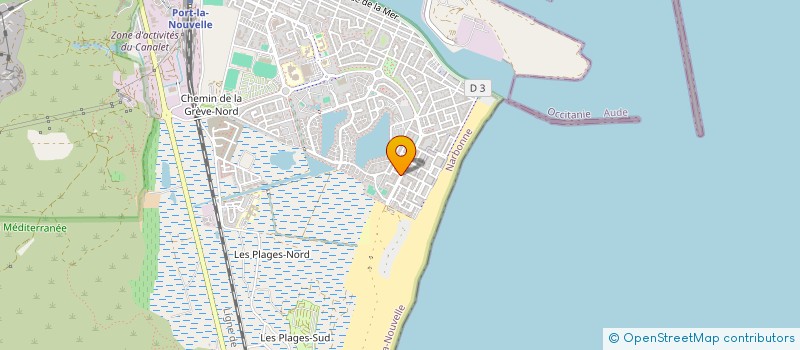 localisation de l'entreprise APPT FIEF DU ROY  PORT-LA-NOUVELLE