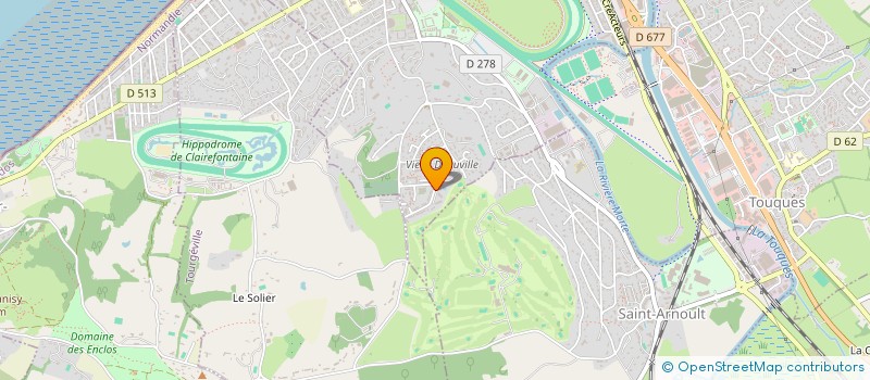 localisation de l'entreprise APPT3305  DEAUVILLE