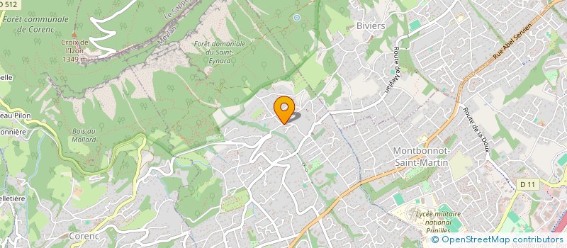 localisation de l'entreprise APPUI.COM CONSEIL à MEYLAN