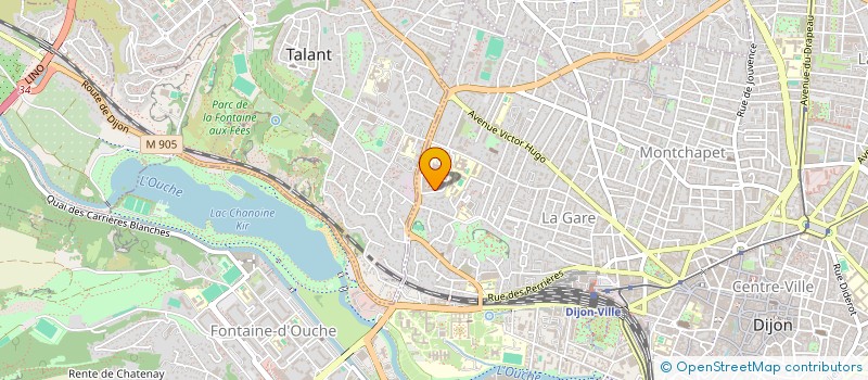 localisation de l'entreprise APPUI CONSEIL ET FORMATION - BOURGOGNE  DIJON