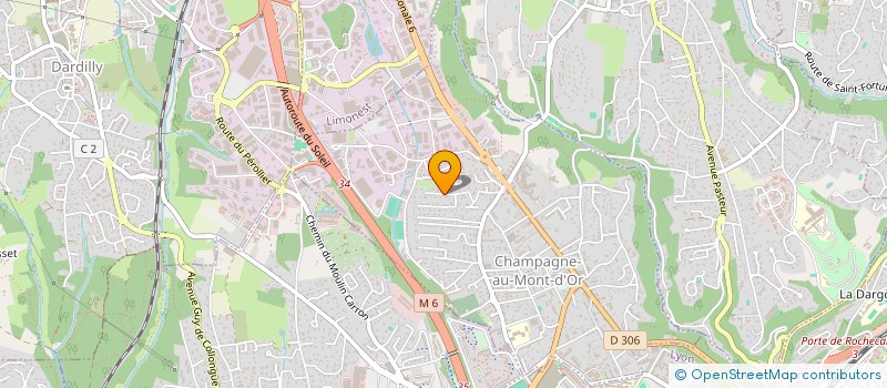 localisation de l'entreprise APPUI FINANCIER  CHAMPAGNE-AU-MONT-D'OR