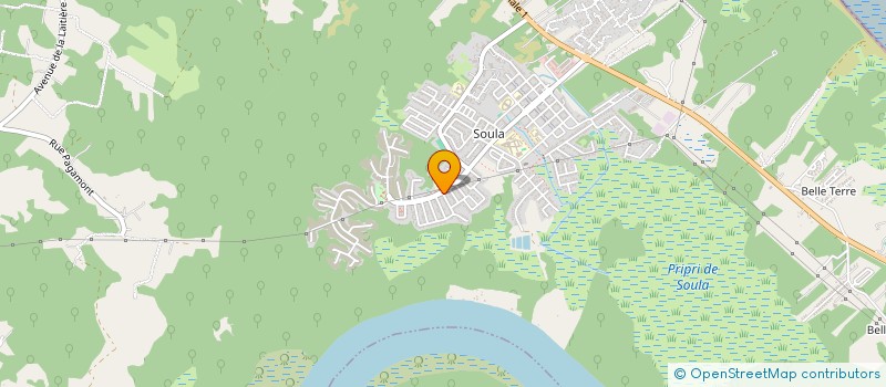 localisation de l'entreprise APPUI GESTION ADMINISTRATIVE GUYANE  MACOURIA
