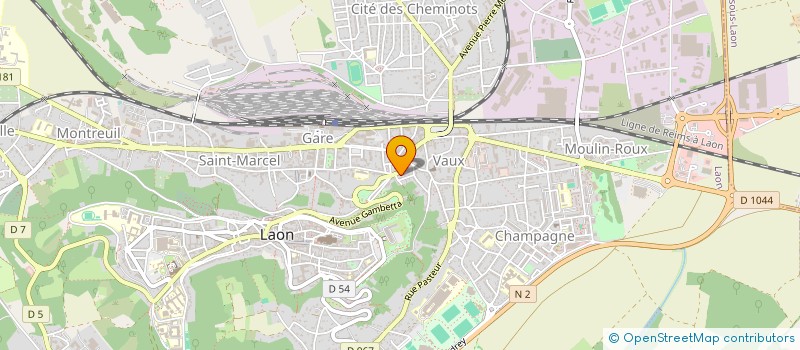 localisation de l'entreprise APPUI SANTE AISNE à LAON