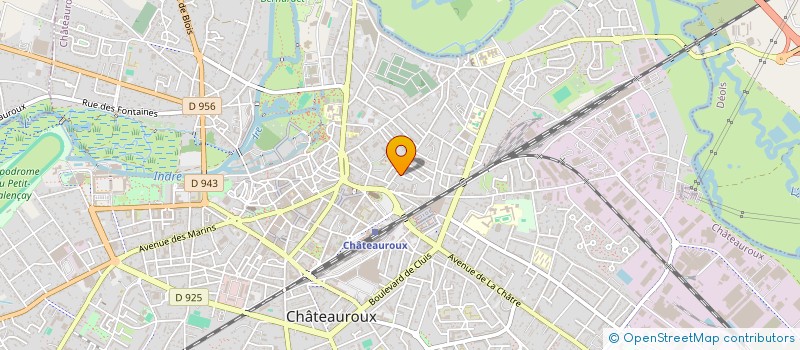 localisation de l'entreprise APPUI SANTE BERRY à CHATEAUROUX