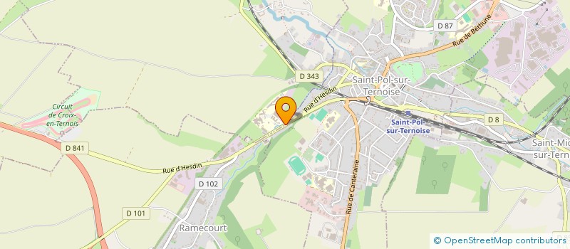 localisation de l'entreprise APPUI SANTE MONTREUILLOIS TERNOIS ARRAGEOIS  GAUCHIN-VERLOINGT