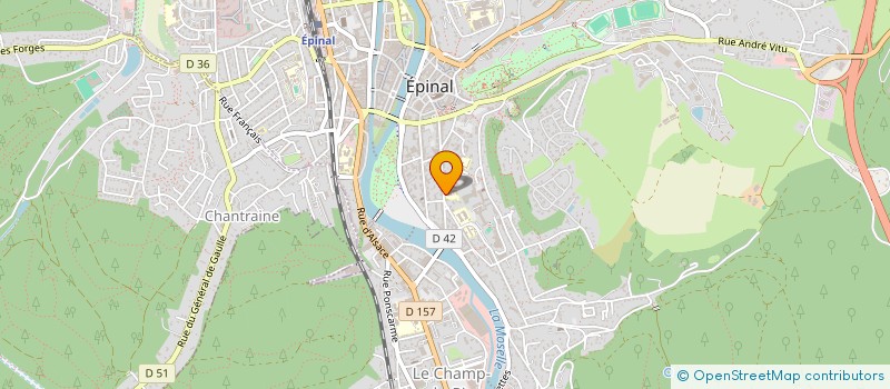localisation de l'entreprise APPUI SANTE VOSGES à EPINAL