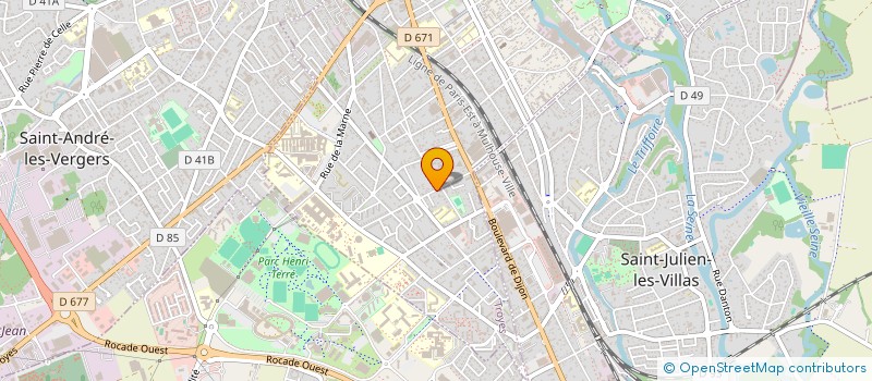 localisation de l'entreprise APPUI TECHNIQUE FAVIER  TROYES