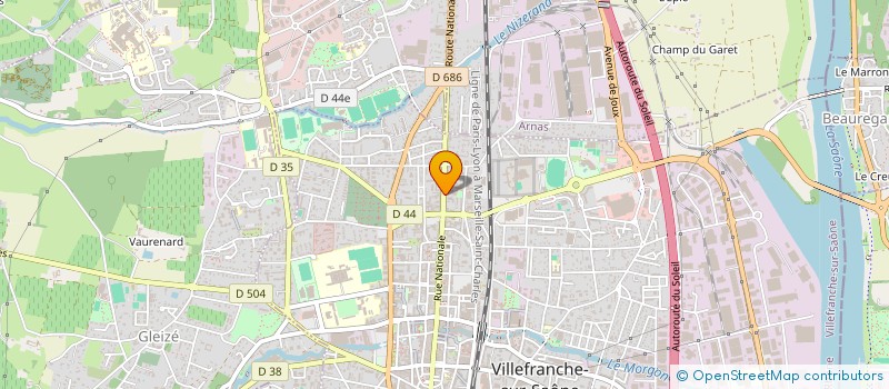localisation de l'entreprise APPUI & VOUS à VILLEFRANCHE-SUR-SAONE