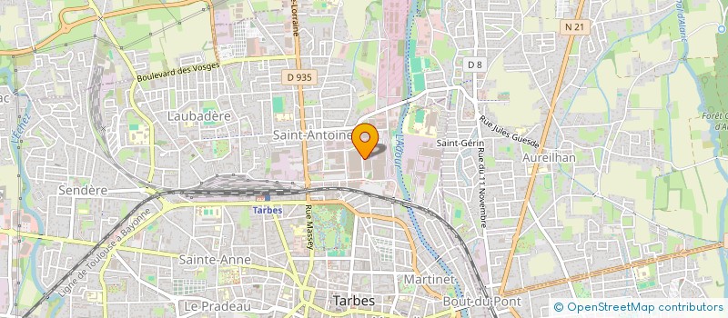 localisation de l'entreprise APPUIE ASSOCIATION  TARBES