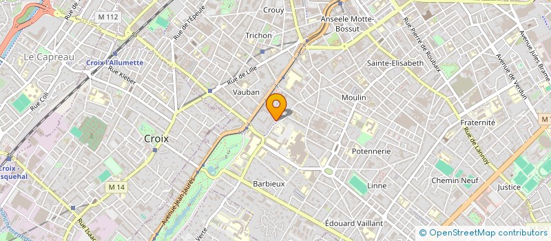 localisation de l'entreprise APPUIS COLLABOR EVOLUTION SOCIO ORGANIS  ROUBAIX