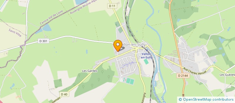 localisation de l'entreprise APPUISOL à VALLON-EN-SULLY