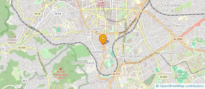 localisation de l'entreprise APPUY CULTURE  CLERMONT-FERRAND