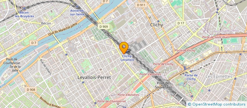 localisation de l'entreprise APPY HOUR à LEVALLOIS-PERRET