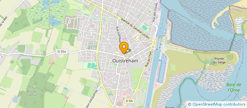 localisation de l'entreprise APPY INFORMATIQUE  OUISTREHAM