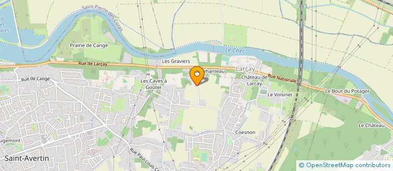localisation de l'entreprise APPYDRO à MONTLOUIS-SUR-LOIRE