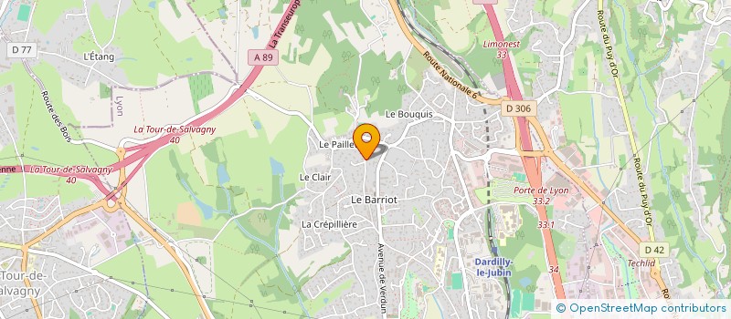 localisation de l'entreprise APPYTEAM à DARDILLY