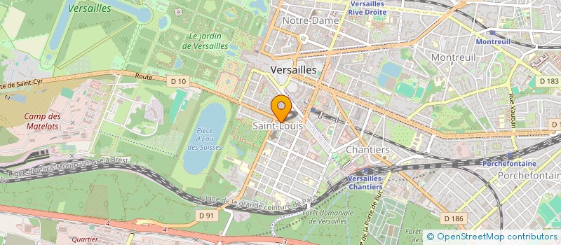 localisation de l'entreprise APR  VERSAILLES