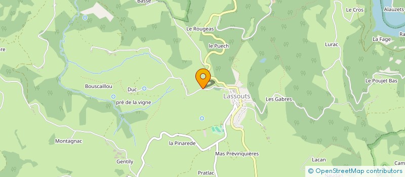 localisation de l'entreprise APR ENERGIE  LASSOUTS