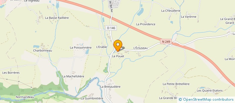localisation de l'entreprise APR FINANCES à BEAUPREAU-EN-MAUGES