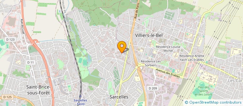localisation de l'entreprise APR FLANADES à SARCELLES