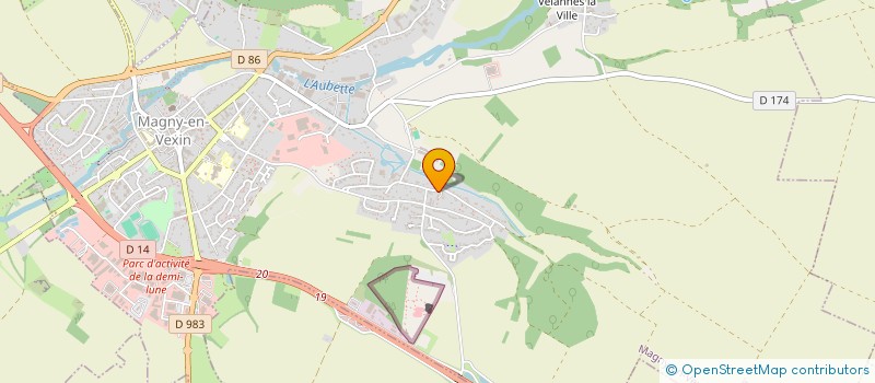 localisation de l'entreprise APR GENERAL  MAGNY-EN-VEXIN