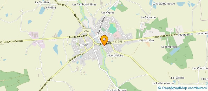 localisation de l'entreprise APR MOTORSPORT à MONTREVAULT-SUR-EVRE